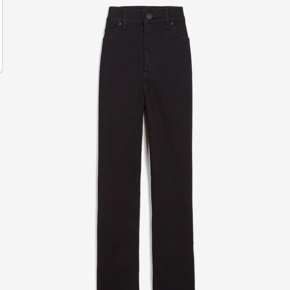 ⭐️ EXPRESS HIGH STRAIGHT CROPPED JEANS - Picture 3 of 7